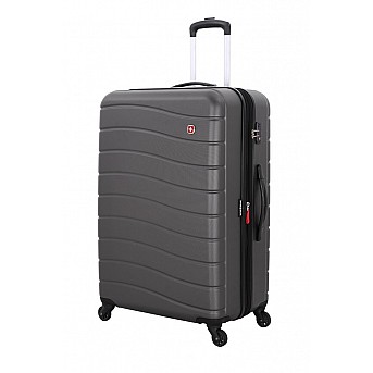Чемодан SWISSGEAR ALVERSTONE, серый, AБC-пластик