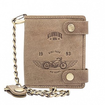 Бумажник KLONDIKE «Tim Bike», натуральная кожа в коричневом цвете, 10,5 х 12,5 х 2,5 см Бумажник KLONDIKE «Tim Bike», натуральная кожа в коричневом цвете, 10,5 х 12,5 х 2,5 см