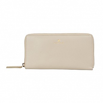 Кошелёк Cross Monaco Ivory, кожа наппа, гладкая, цвет "слоновая кость", 19,5 x 10,2 x 2 см