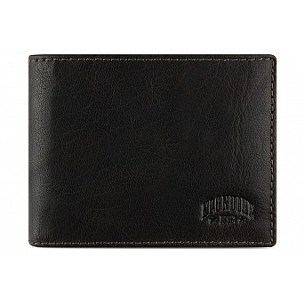 Бумажник KLONDIKE MOUNTAIN «Arthur», натуральная кожа в темно-коричневом цвете, 12,5 х 9,5 х 2,5 см