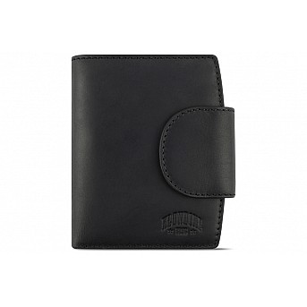 Бумажник KLONDIKE RUSH «Jenny», натуральная кожа в черном цвете, 11 х 12,5 х 2,5 см