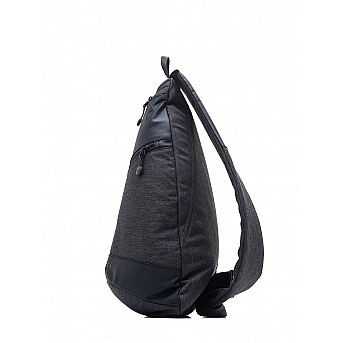Рюкзак с одним плечевым ремнем BUGATTI Universum, графитовы, полиэстер меланж/тарпаулин, 23х14х42 см