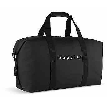 Сумка дорожная BUGATTI Rina, чёрная, переработанный полиуретан