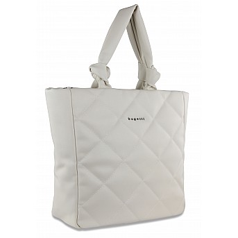 Сумка-шоппер BUGATTI Cara, белая, полиуретан