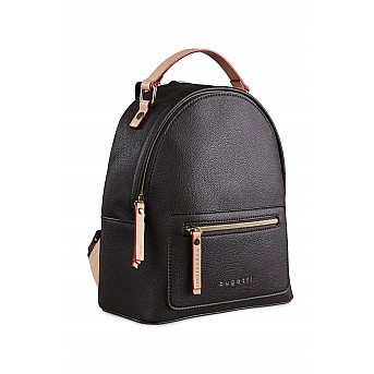 Рюкзак женский BUGATTI Ella, тёмно-коричневый, полиуретан, 24х11,5х28 см