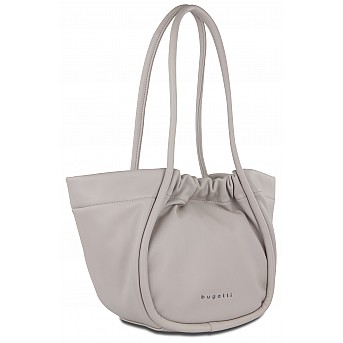 Сумка наплечная женская BUGATTI Daria, бежевая, полиуретан