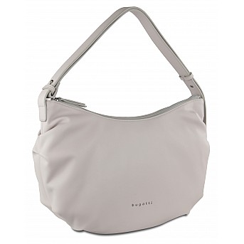 Сумка наплечная женская BUGATTI Daria, бежевая, полиуретан