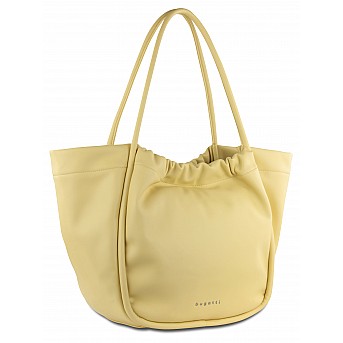 Сумка-шоппер BUGATTI Daria, жёлтая, полиуретан