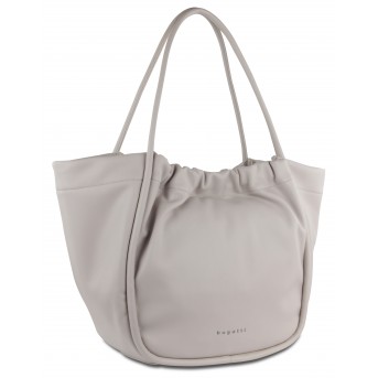 Сумка-шоппер BUGATTI Daria, бежевая, полиуретан