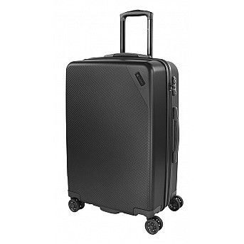 Чемодан BUGATTI Kallisto, чёрный, АБС-пластик, 44,5х26х63,5 см, 64,88 л