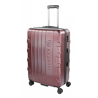 Чемодан BUGATTI Galatea, бордовый, поликарбонат / АБС-пластик, 53х30,5х77 см, 96,05 л