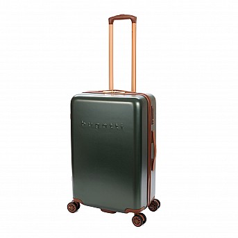 Чемодан BUGATTI Amelia, зеленый, поликарбонат / АБС-пластик