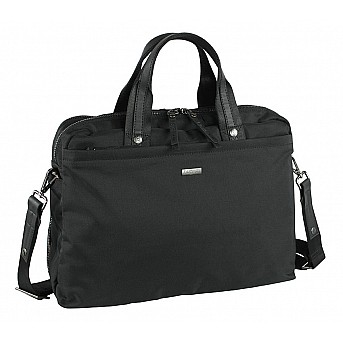 Сумка-портфель BUGATTI Contratempo 13'', чёрная, нейлон
