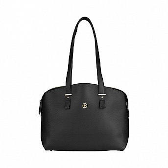 Сумка женская WENGER RosaElli 14'', черная, полиэстер, 37х29х19 см, 14 л