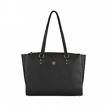 Сумка женская WENGER RosaLyn 14'', черная, полиэстер, 38х29х24 см, 20 л