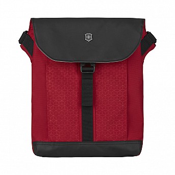 Сумка наплечная VICTORINOX Altmont Original Flapover Digital Bag, красная, нейлон