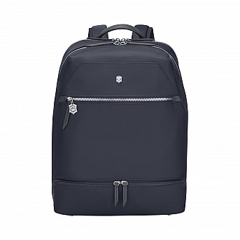 Рюкзак VICTORINOX Victoria Signature Deluxe Backpack, синий, нейлон/кожа, 32x18x39 см Рюкзак VICTORINOX Victoria Signature Deluxe Backpack, синий, нейлон/кожа, 32x18x39 см