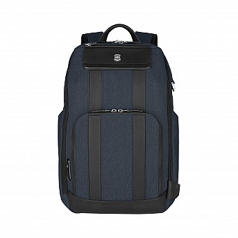 Рюкзак VICTORINOX Architecture Urban 2 Deluxe Backpack 15”, синий, полиэстер/кожа Рюкзак VICTORINOX Architecture Urban 2 Deluxe Backpack 15”, синий, полиэстер/кожа
