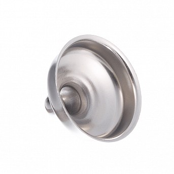 Воронка S.Quire 5 х 3,8 см, сталь, серебристая  (в пакете)