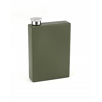 Фляга S.Quire 0,24 л, сталь, зеленая