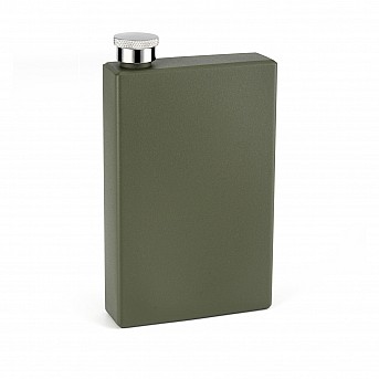 Фляга S.Quire 0,27 л, сталь, зеленая