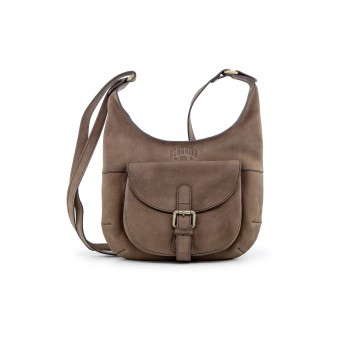 Сумка женская KLONDIKE «Sienna», натуральная кожа в темно-коричневом цвете, 29 x 35 x 8 см