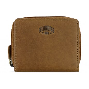 Бумажник KLONDIKE RUSH «Dana», натуральная кожа в коньячном цвете, 11 х 9 х 2,5 см