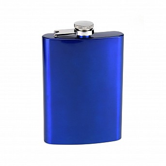 Фляга S.Quire 0,24 л, сталь, синяя