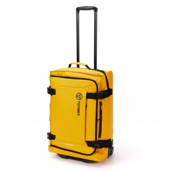 Сумка на колесах TORBER Moby, желтый, полиэстер 900D с PU покрытием