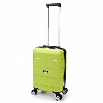 Чемодан TORBER В Отпуск, салатовый, полипропилен