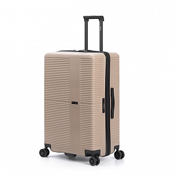 Чемодан TORBER Elton, песочный, ABS-пластик