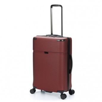 Чемодан TORBER Onego, бордовый, ABS-пластик