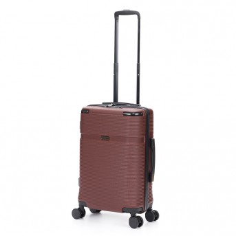 Чемодан TORBER Onego, бордовый, ABS-пластик