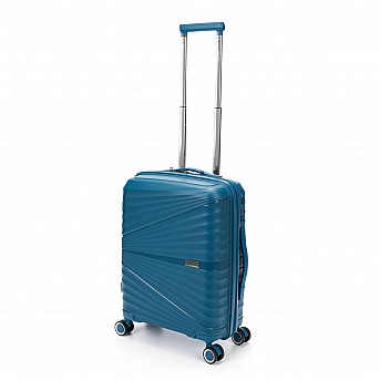 Чемодан TORBER Nevo, синий, полипропилен