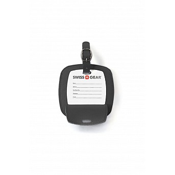 Бирка для багажа SWISSGEAR, черная, ПВХ, 10,5 x 0,4 x 10,5 см Бирка для багажа SWISSGEAR, черная, ПВХ, 10,5 x 0,4 x 10,5 см