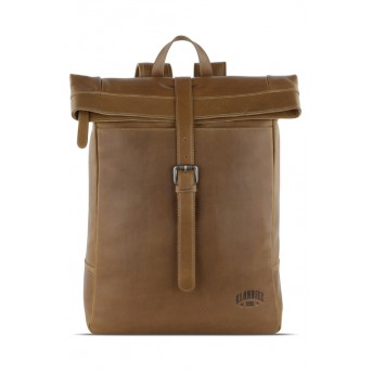 Рюкзак KLONDIKE GOLD «Donald», натуральная кожа в коньячном цвете, 40 х 42/51,5 х 11 см Рюкзак KLONDIKE GOLD «Donald», натуральная кожа в коньячном цвете, 40 х 42/51,5 х 11 см