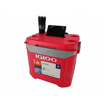 Изотермический контейнер (термобокс) Igloo Latitude 60 QT Roller (56 л.), красный